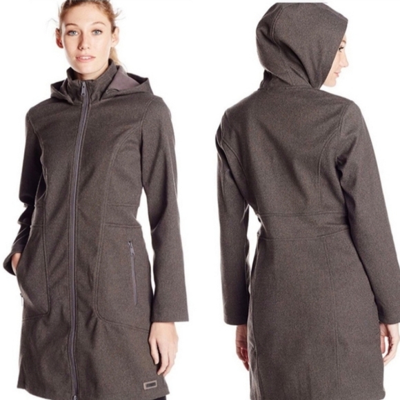 Merrell Women's Haven Shadow Heather Gray Softshell Jacket - Picture 1 of 10